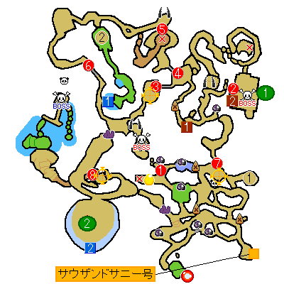 渓谷島MAP