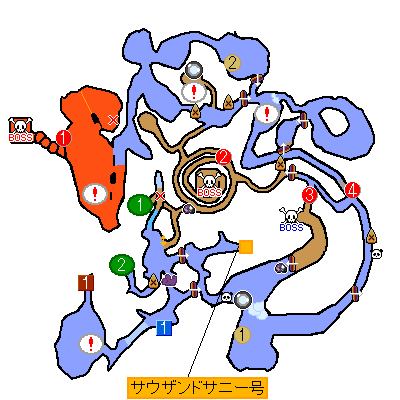洞窟島MAP